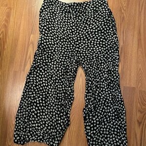 Madewell pull on Huston crop pants